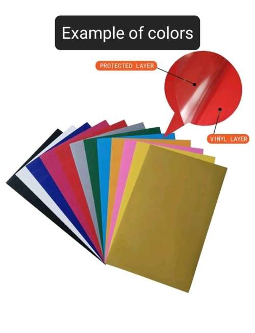 1pc A4 Size 30cm x 21cm PVC Heat Transfer Vinyl HTV Film DIY  - RED