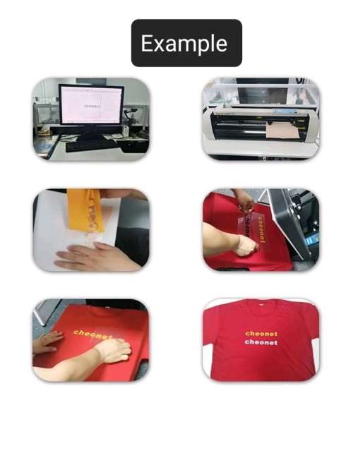 1pc A4 Size 30cm x 21cm PVC Heat Transfer Vinyl HTV Film DIY  - RED