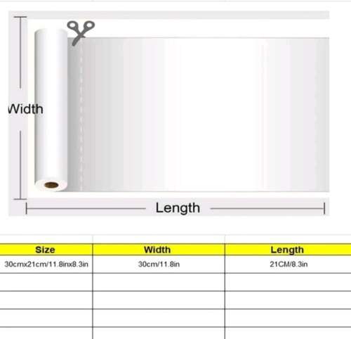 1pc A4 Size 30cm x 21cm PVC Heat Transfer Vinyl HTV Film DIY  - RED