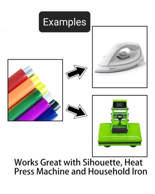 1pc A4 Size 30cm x 21cm PVC Heat Transfer Vinyl HTV Film DIY  - RED