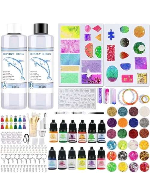240Pc Resin Jewelry Making Kit - DIY