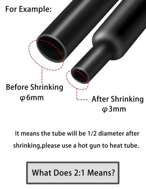 Heat Shrink Tubing 164 piece