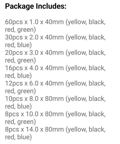 Heat Shrink Tubing 164 piece