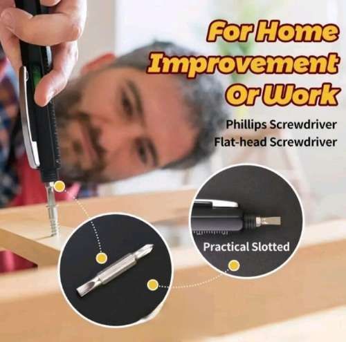 6 in 1 Multifunction Ballpoint Pen