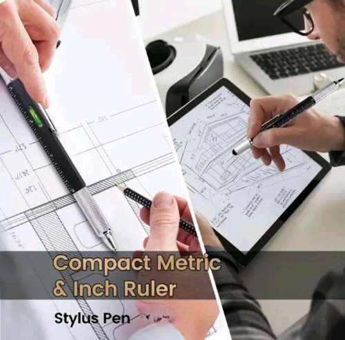 6 in 1 Multifunction Ballpoint Pen