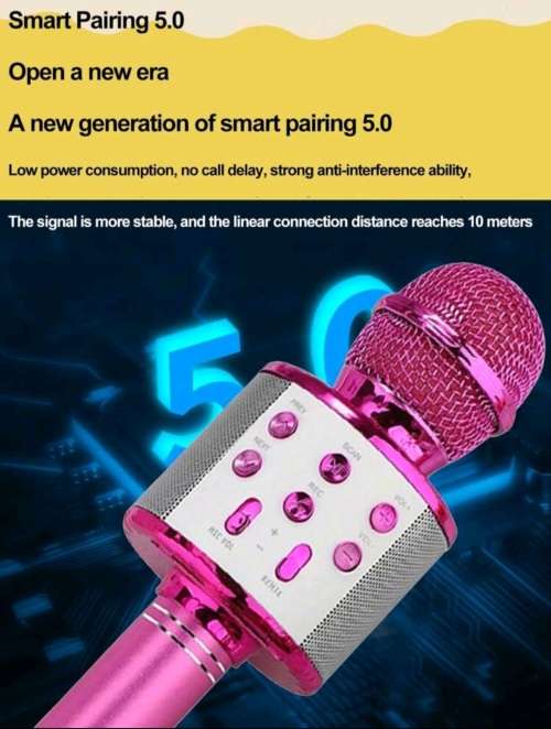 Wireless Mic With Recording Toy for Kids