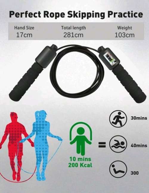 Fitness Counting Skipping Rope