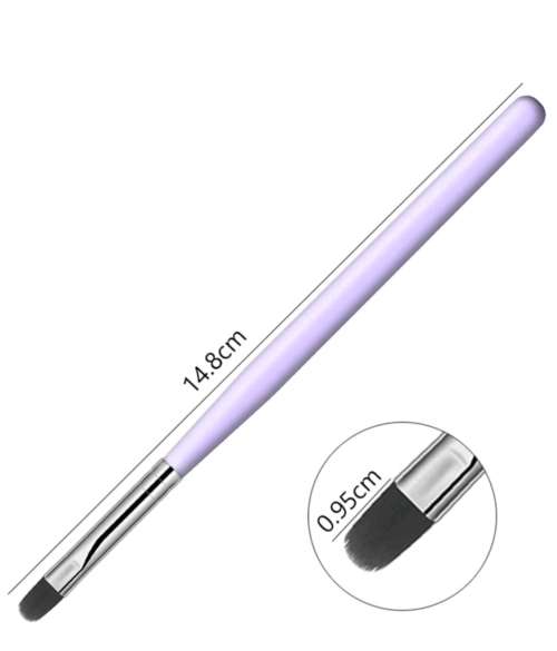 1pc Nail Art Ombre Round Head Blending Pen Tool Brush