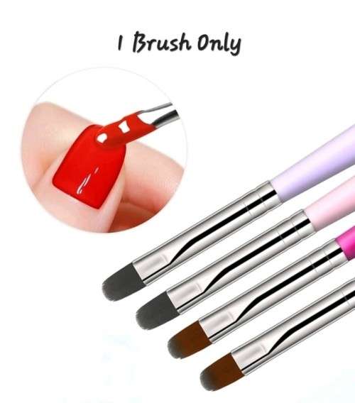 1pc Nail Art Ombre Round Head Blending Pen Tool Brush