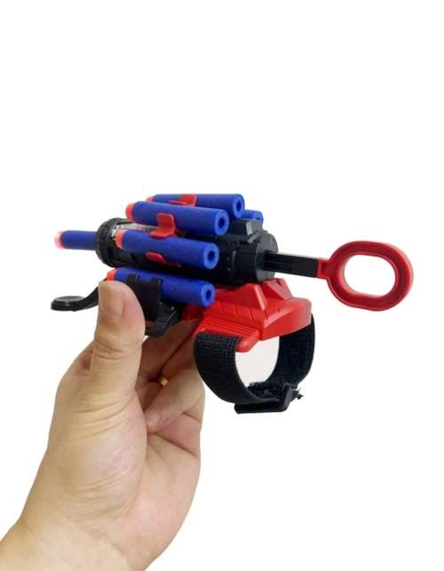 Spiderman Web Shooter Toy For Kids (20 Darts)play Launcher