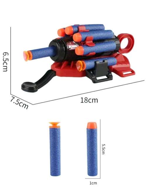 Spiderman Web Shooter Toy For Kids (20 Darts)play Launcher