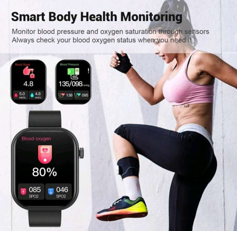 Sports Full HD Touch Screen Smart Watch (27cm Wrist Strap) Unisex
