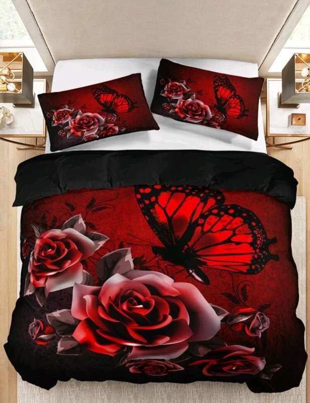 King Size Duvet Cover & 2 Pillow Cases (Summer Bedding)