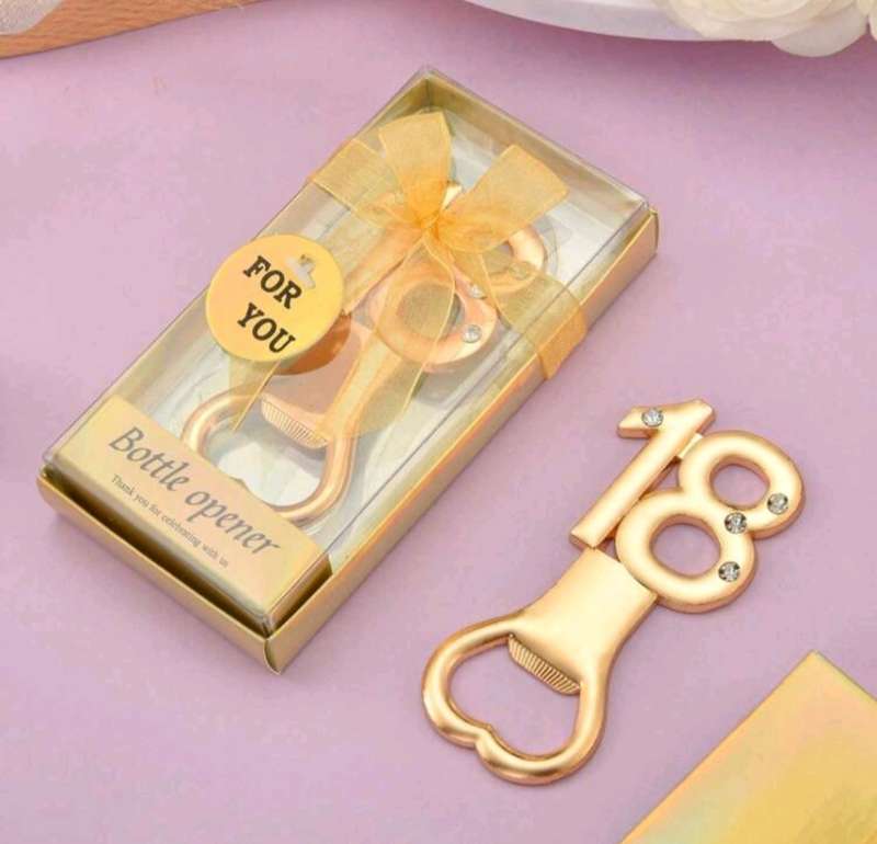 1 Pcs 18th Birthday Bottle Opener Gift