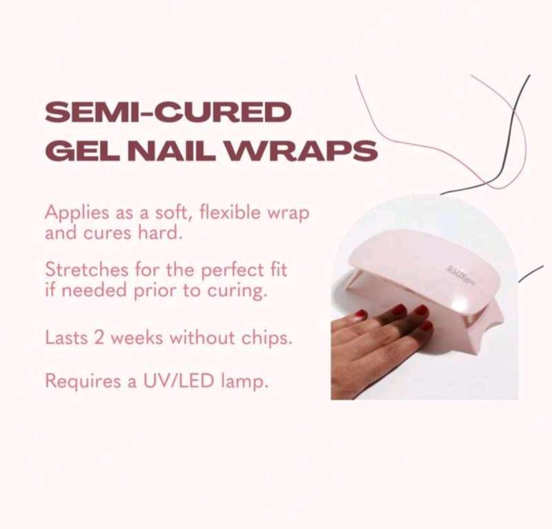 Gel Nail Wraps - Instant Manicure (choose color)