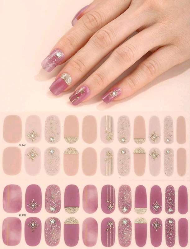 Gel Nail Wraps - Instant Manicure (choose color)