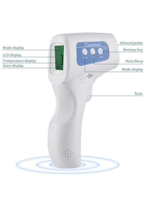 BERRCOM  NON-CONTACT INFRARED THERMOMETER (3 YEAR WARRANTY) GOOD BRAND