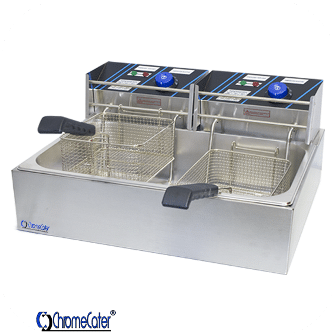 Chips Fryer Double 2 x 6lt