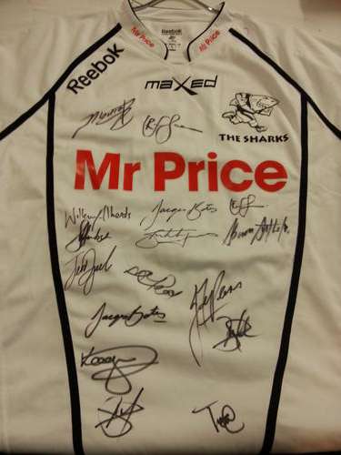 SHARKS SIGNED SUPER 15 JERSEY - 2013