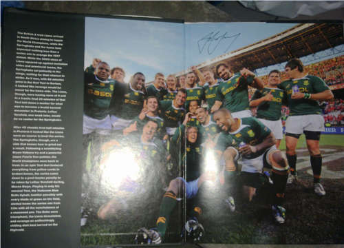 Mauled - British and Irish Lions tour to SA signed by John Smit