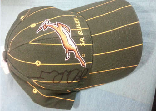 OS DU RANDT SIGNED SPRINGBOK CAP