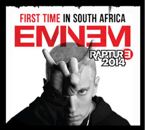 EMINEM RAPTURE CONCERT JHB 2014 - GOLDEN CIRCLE