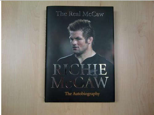 Richie McCaw SIGNED BOOK , The Real McCaw