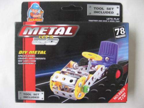 DIY METAL LETS GO MECCANO STYLE TOY