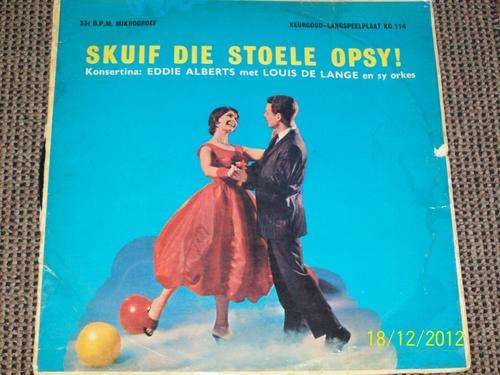 Konsertina : Eddie Alberts met Louis De Lange en sy orkes / Skuif die stoele opsy