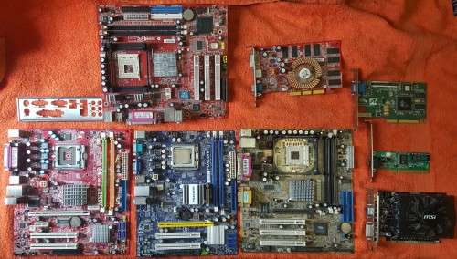 4 x Motherboard + 3 x GPU + 1 x CPU + 1 x Network Card (Please Read Description!!)