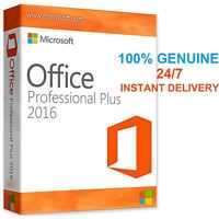 MICROSOFT OFFICE 2016 PROFESSIONAL GENUINE + downlad link SUPER FAST instant delivery