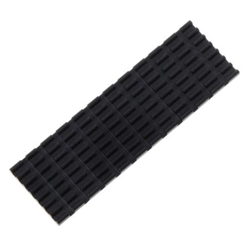 Black Aluminum Heat Sink Heat with Thermal Pads M.2 NGFF 22x80 PCI-E NvME SSD (3mm)