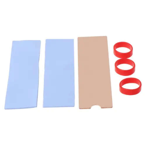 Pure Copper Heatsink Heat Sink Heat with Thermal Pads M.2 NGFF 22x80 PCI-E NvME SSD (1mm)
