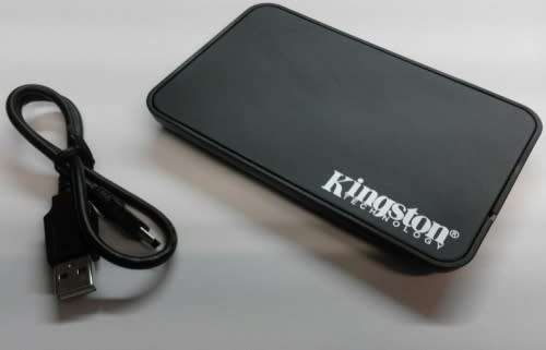 Kingston, USB 2.0 HDD/SSD enclosure