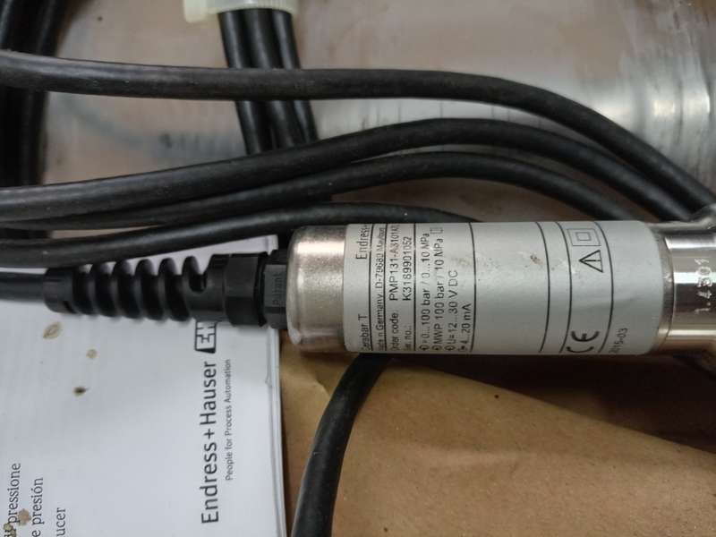 ENDRESS+HAUSER PMP131 CERABAR T PRESSURE TRANSDUCER 100bar/10MPa & 5m IP68 NEMA 6P
