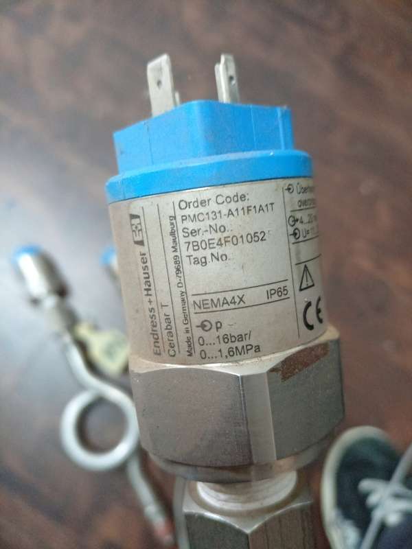 Endress & Hauser PMC131 Cerabar T PRESSURE TRANSDUCER, 16bar/1.6MPa