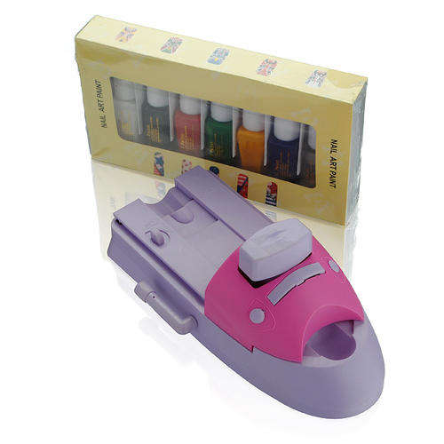 New Nail Art Acrylic UV DIY Printing Machine Stamping Set