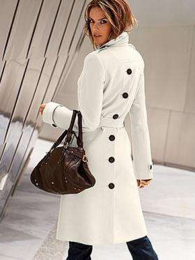 Sexy Woolen Coat Medium-long Design Coat