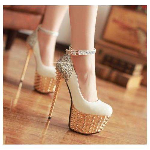 Sexy Fashion Korean Rivet Make up Scales High Heel Pumps/Shoes