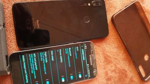 Samsung Galaxy S7 Edge Good Working Condition Plus Redmi Note 7 with Suspected Faulty LCD