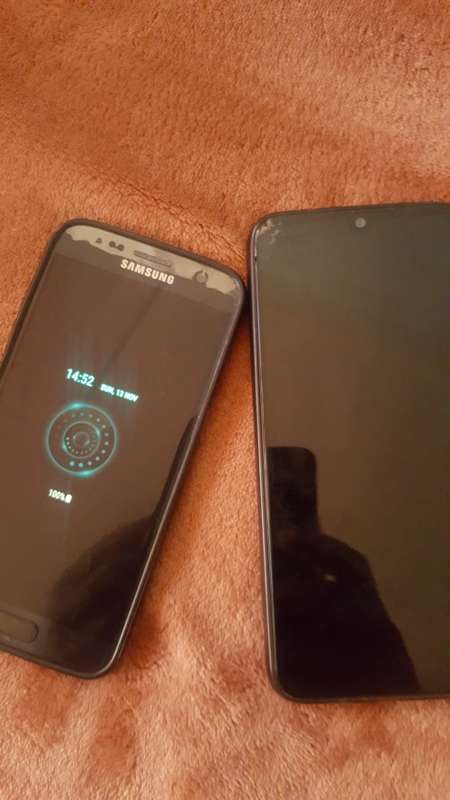 Samsung Galaxy S7 Edge Good Working Condition Plus Redmi Note 7 with Suspected Faulty LCD