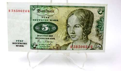 Circulated Set of 1980`s German Banknotes
