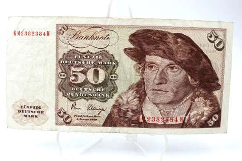 Circulated Set of 1980`s German Banknotes