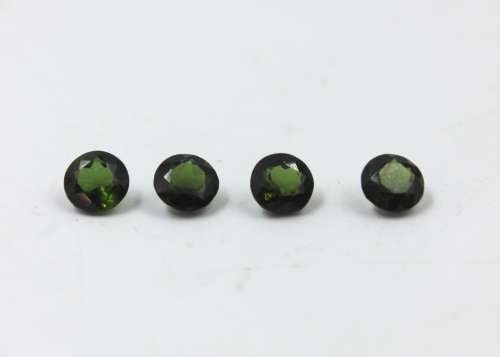 Set of 5 Vintage Tourmaline Gem Stones
