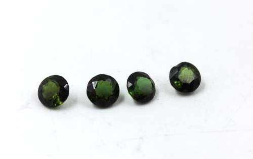 Set of 5 Vintage Tourmaline Gem Stones