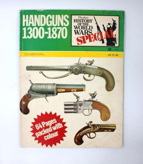 1979 Vintage PHOEBUS Book Handguns 1300 - 1870