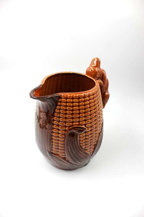Vintage `Squirrel on Corn` Jug/Pewter