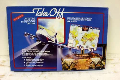 Vintage 1980`s TAKE OFF Board Game - South African Edition !