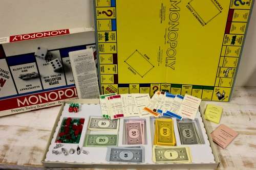 Vintage 1980`s MONOPOLY Board Game - South African Edition