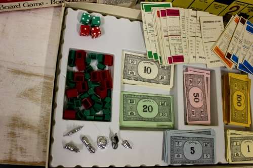 Vintage 1980`s MONOPOLY Board Game - South African Edition